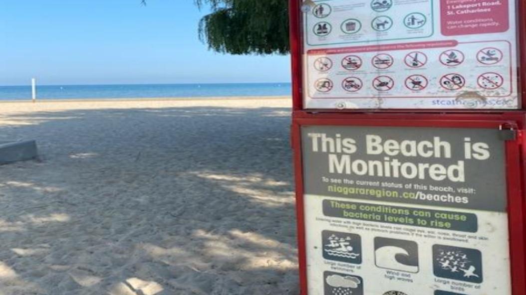 port dalhousie beach sign bonnie 2